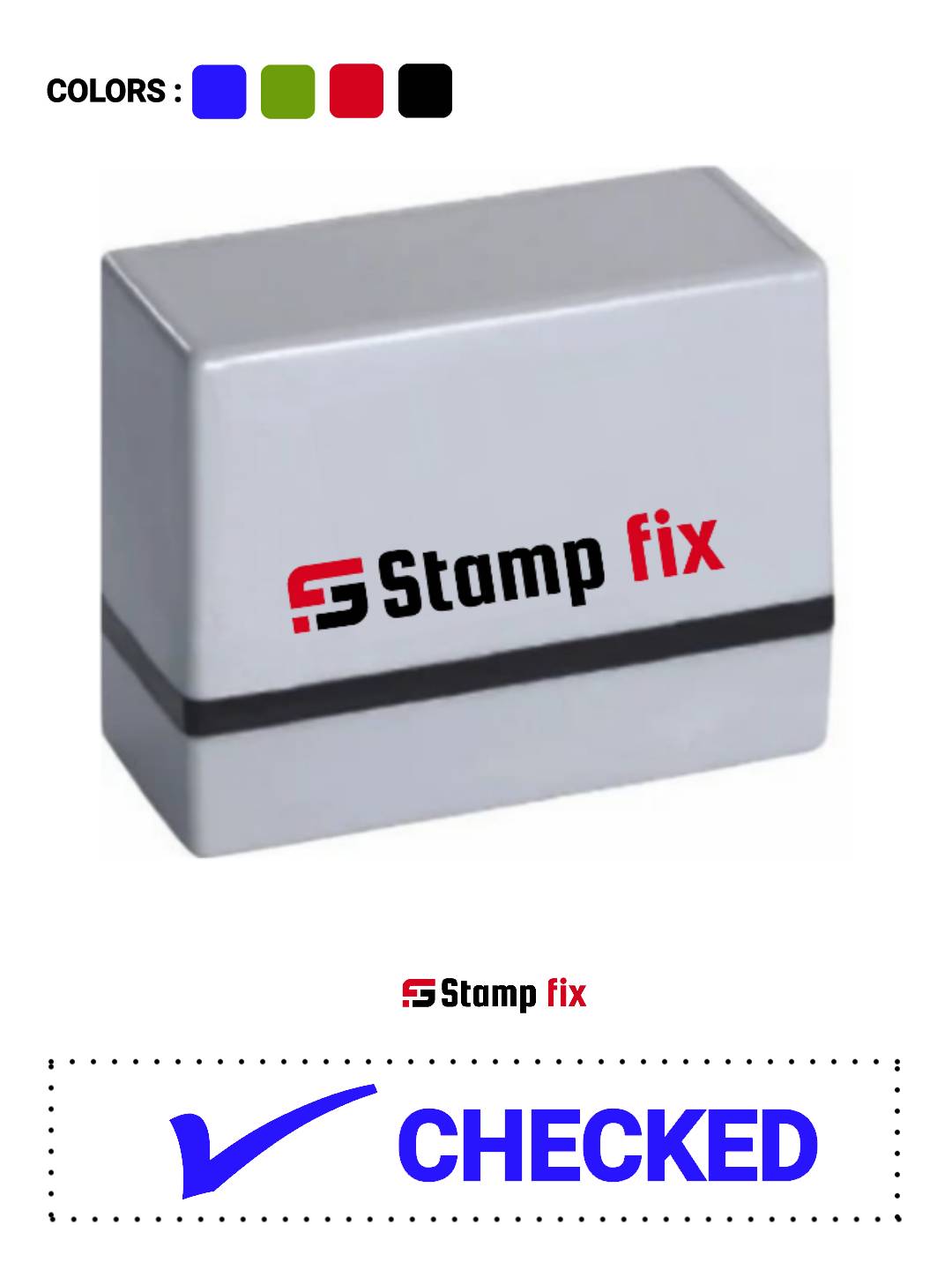 Pre Ink teachers checked stamp, tecahers stamp, school stamp, mark stamp, grade stamp, remark stamp , teachers easy stamp, teachers checking stamp, teachers marking stamp, Stamp by StampFix, a self-inking stamp with high-quality impressions
in India, nylon stamp, rubber stamp, pre ink stamp, polymer stamp, urgent stamp