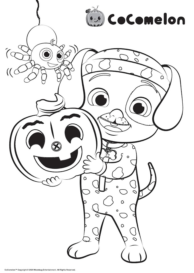 Coloring pages of pumpkins