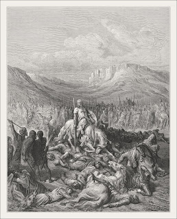 Cru039_Glorious Death of de Maille, Marshal of the Temple_Gustave Dore