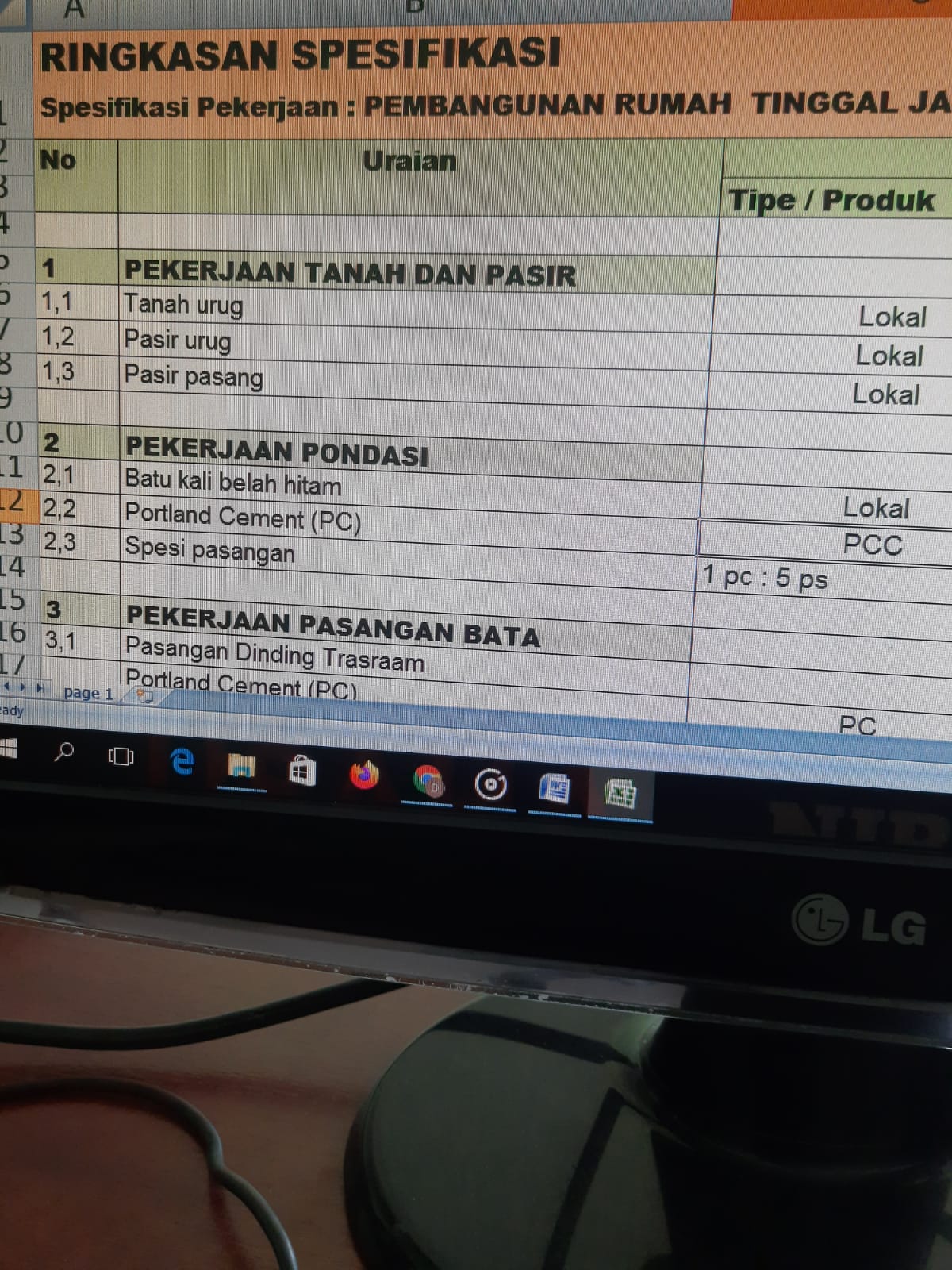 jasa perizinan sleman dokumen spesifikasi bangunan rumah tinggal