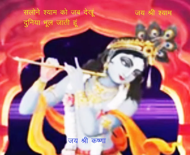 Salone shyam ko jab dekhu bhajan lyrics