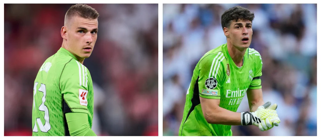 Kepa Arrizabalaga and Andrij Lunin