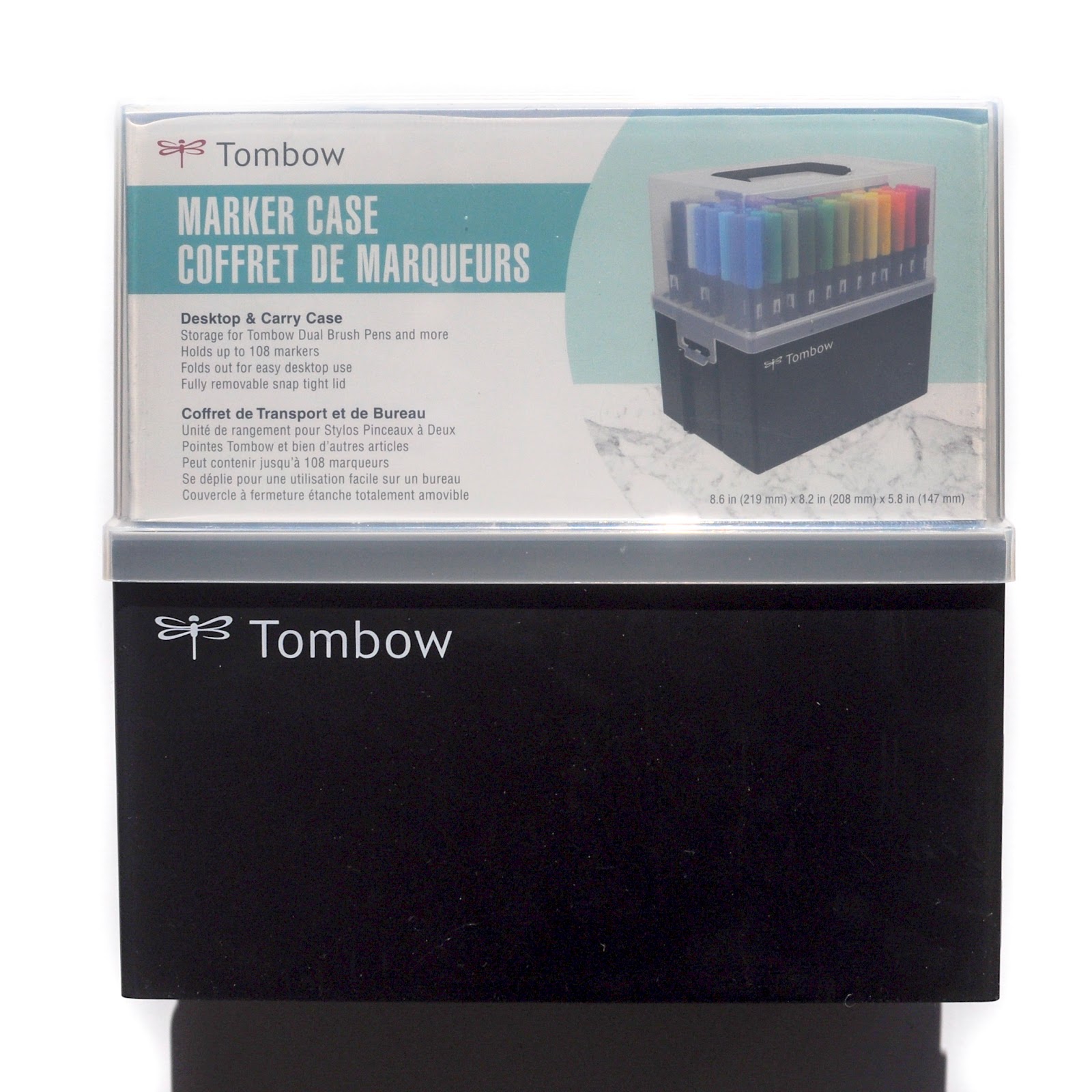 Tombow 108-Piece Dual Brush Pen Set in Marker Case