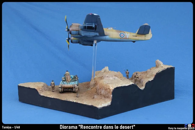 Diorama Beaufighter Mk.VI Tamiya 1/48.