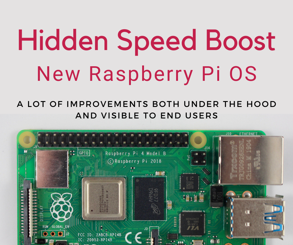 A hidden speed boost and a 64-bit option are included in the new #RaspberryPi #OS