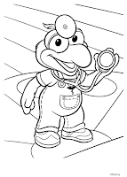 Baby Dr. Gonzo coloring page