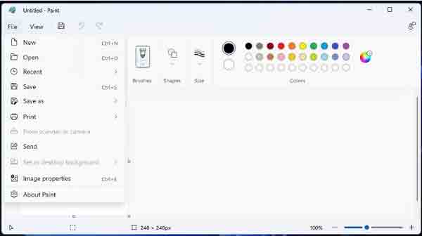 كيفية تقليل حجم الصورة في Windows 10 Paint