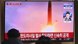 AS, Korea Selatan dan Jepang Bahas Peluncuran Rudal Korut