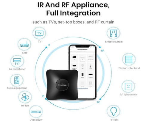 BroadLink IR/RF Smart Home Hub-WiFi IR/RF Blaster for Home Automation