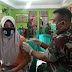 Kodim Sarko Besama Desa Tanjung Benuang dan Desa Rantau Gedang Gelar Vaksinasi Massal Covid-19