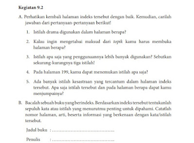 Kunci Jawaban Bahasa Indonesia Kelas 8 Bab 9 Halaman 238 Kegiatan 9.2
