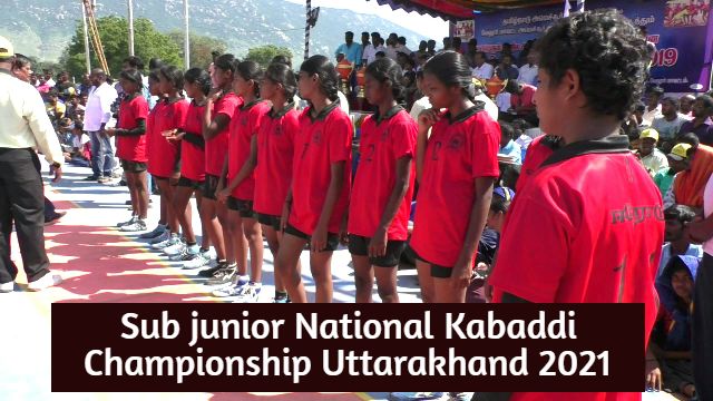  Sub junior National Kabaddi Uttarakhand