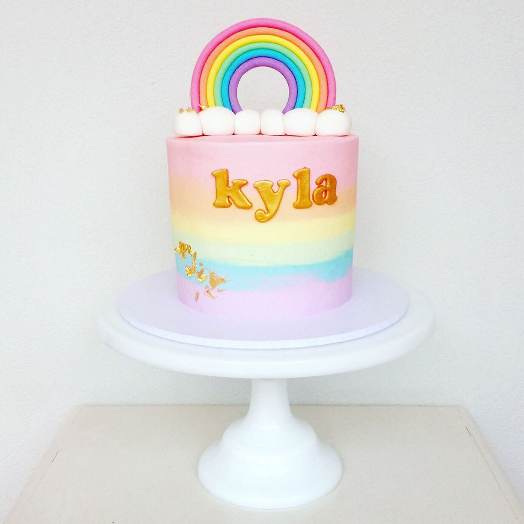 rainbow cake ideas for birthday