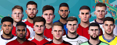 PES 2021 Facepack EURO 2020 by YNWA