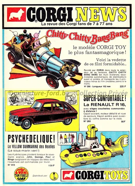 Publicités Corgi 1969,12