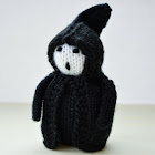 Halloween Ghost Doll Knitting Pattern