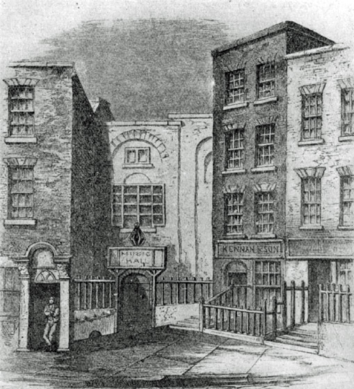The Great Music Hall in Fishamble Street, Dublin, where Messiah was first performed