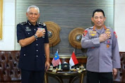 Bahas PMI Dan Penanganan Covid-19 Kapolri Terima Kunker Dari Kepolisian Malaysia 