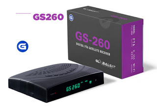 GLOBALSAT GS 260 NOVA ATUALIZAÇÃO V1.70 - 14/02/2022