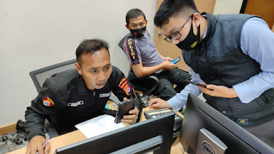 Zoom Meeting Rapat Evaluasi Pembangunan Zona Integritas, Bid TIK Polda Banten Siapkan Jaringan dan Sarana