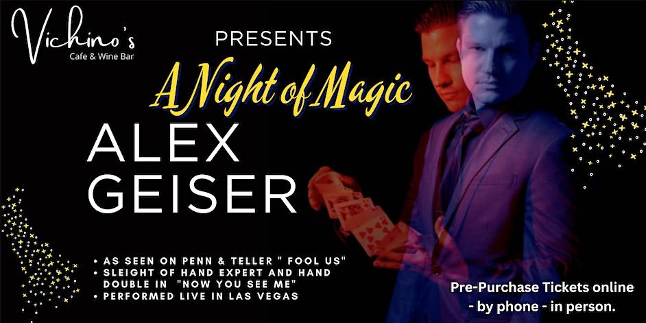 Alex Geiser Close-Up Magic Show Bonita Springs, FL