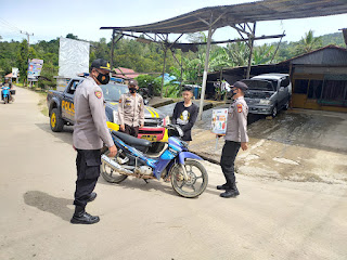 Personel Polsek Malua Polres Enrekang Terus Galakkan Operasi Yustisi