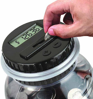 1.8L Piggy Bank Digital LCD Money Saving Jar Adults Kids Money Saving Coin Counter USD EURO GBP AUD CAD hown - store