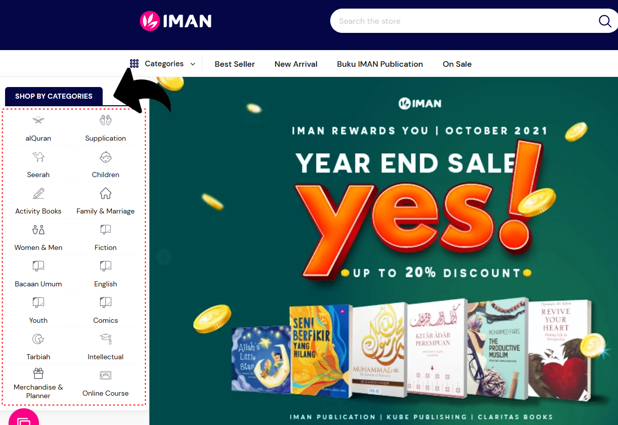 Kedai Buku Islam Online IMAN Shoppe