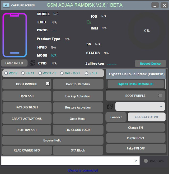 Download GSM ADJAA Ramdisk V2.6.1 Beta Released