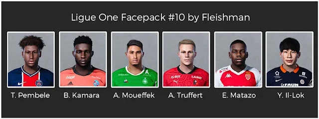 Ligue 1 Facepack #10 For eFootball PES 2021