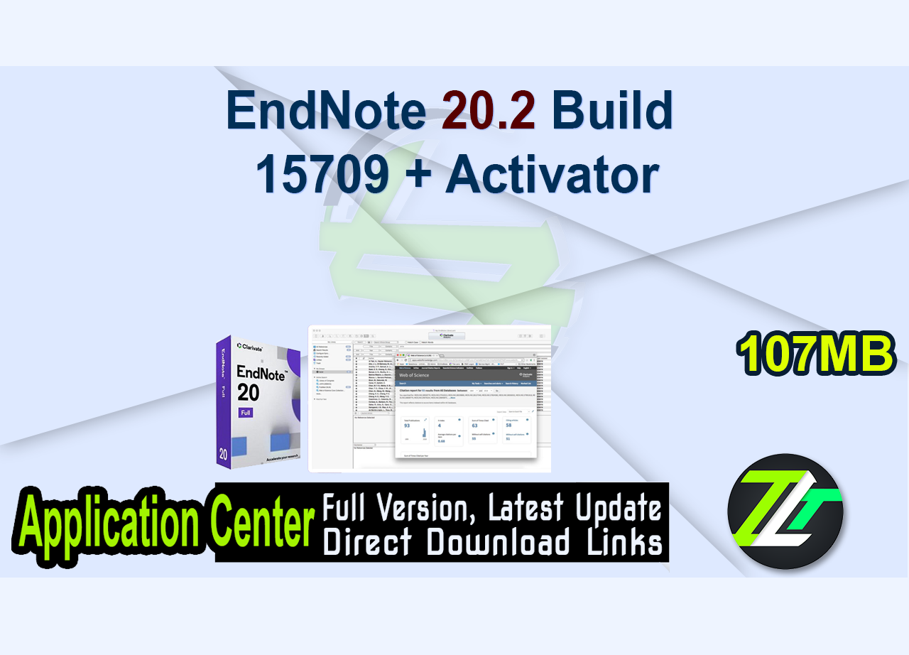 EndNote 20.2 Build 15709 + Activator