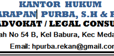 Kantor Hukum Harapan Purba, S.H & Partners Advokat / Legal Consultant