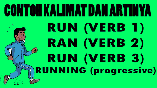 run-ran-run-running-contoh-kalimat-dan-artinya