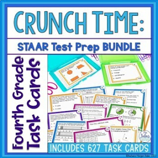 This fourth grade task card bundle has everything you need to help your 4th graders prepare for State testing this spring.