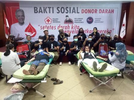 relawan ganjar pranowo donor darah sobatjarwo org