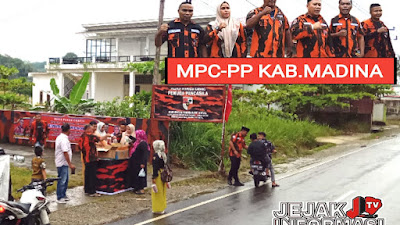 MPC-PP Madina Gelar Giat Amal Berbagi Takjil Di Bulan Ramadhan