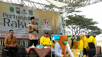 Selain Guyon Maton Cak Percil, Juga Ada Pemeriksaan Kesehatan Gratis di Purwodadi Pasuruan