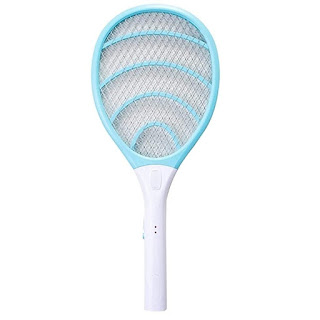 Anti Mosquito Racquet | Rechargeable Insect Killer Bat with LED Light