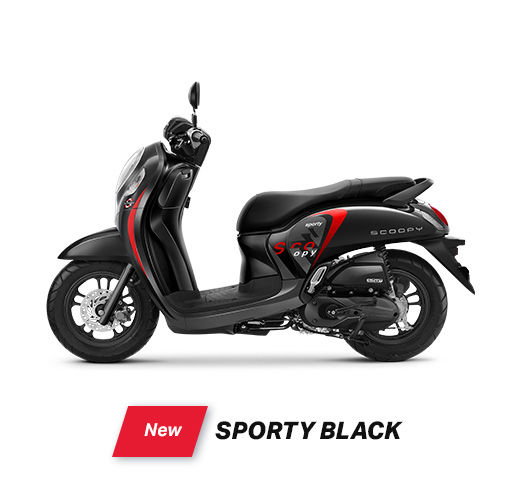 Warna Scoopy 2022 - Scoopy Sporty Black