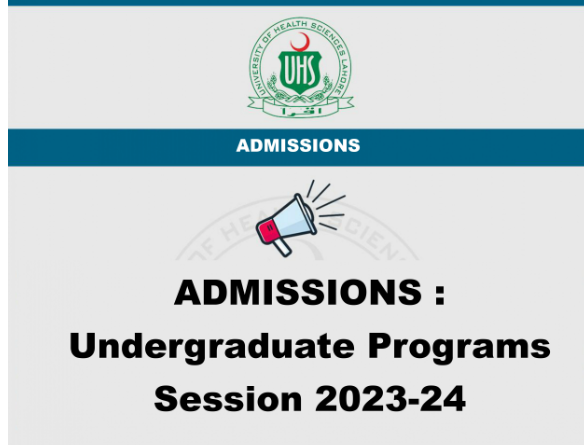 UHS Undergraduate Programs Admissions 2023