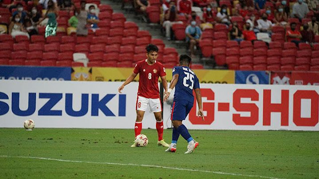 Yabes Roni Hampir Baku Hantam dengan Suporter Singapura di Semifinal Piala AFF 2020