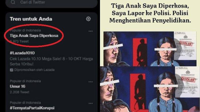 Kasus '3 Anak Saya Dip*rkosa, Polisi Hentikan Penyelidikan', Bisa Diusut Lagi Usai Viral