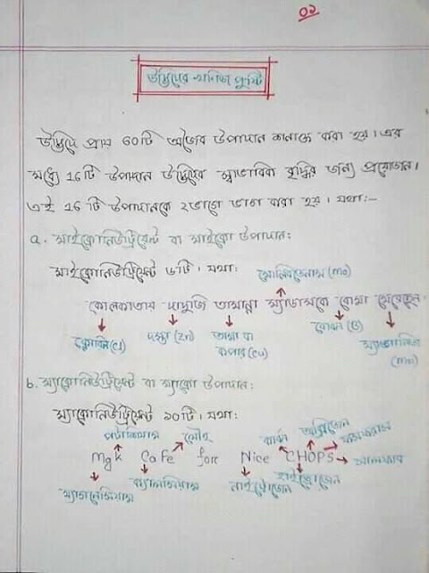 SSC Biology Chapter 5 Hand Note