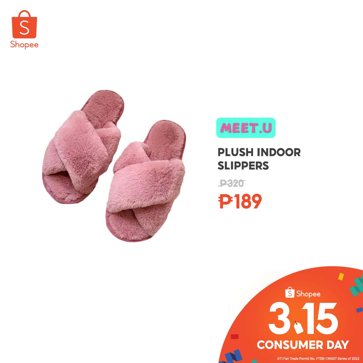 Patty Villegas - The Lifestyle Wanderer - Shopee - 3.15 Sale - Marian Rivera - Plush Indoor Slippers