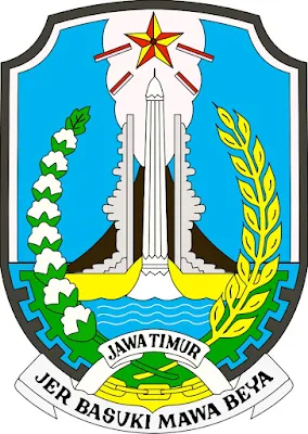 Logo / Lambang Provinsi Jawa Timur - Latar (Background) Putih & Transparent (PNG)