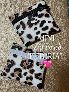 Small Super Easy Zipper Pouch