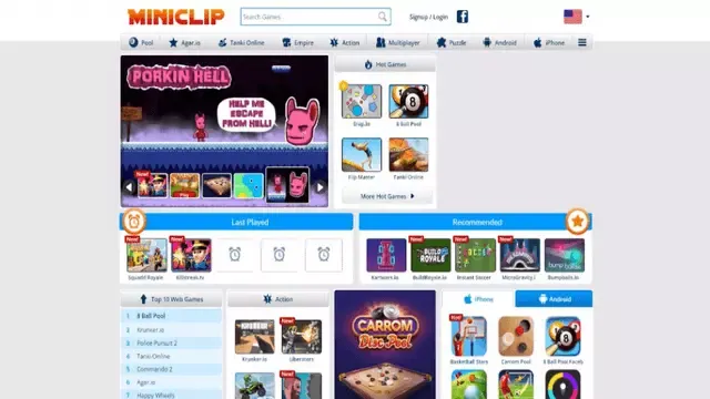 Miniclip ألعاب اون لاين مجانا