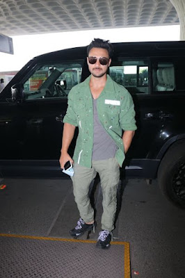 Aayush Sharma spotted at airport departure