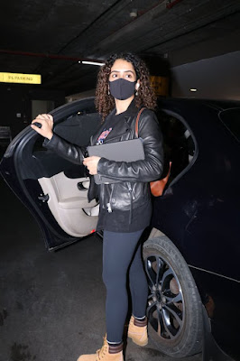 Sanya Malhotra Spotted at Mumbai Airport