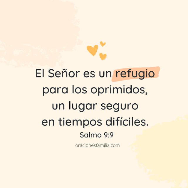 salmo 9 para momentos dificiles Dios es refugio para los oprimidos